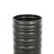 Bronze Ribbed Tall Cone Floor Vase with Horizontal Grooves Set